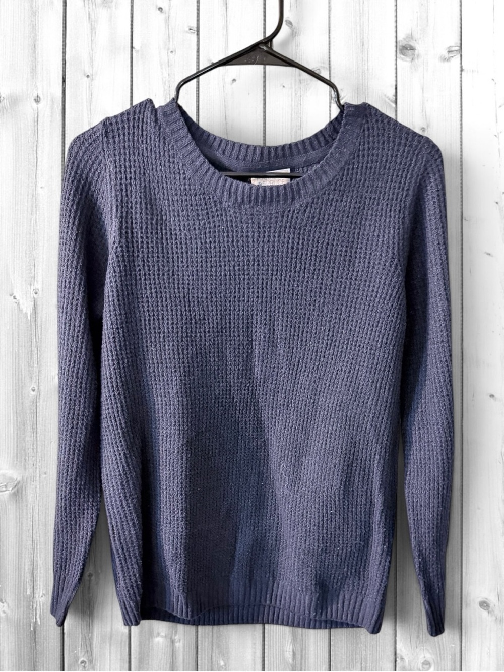 🌼Market & Spruce Textured Crewneck Sweater in Navy Blue
